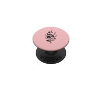 Bouquet de Fleurs Minimaliste, Art Floral délicat PopSockets PopGrip Adhésif
