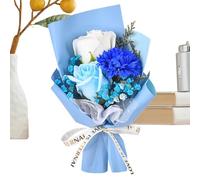 Bouquet de fleurs préservées, roses artificielles préservées, fleurs d'anniversaire pour femmes - pour enseignants, collègues, amies, pour la fête des enseignants, la fête des mères, la Saint-Valentin