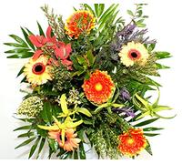 Bouquet de fleurs - Printemps en Provence - Ø 40 cm + carte de vœux