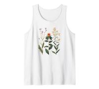 Bouquet de Fleurs Sauvages botaniques Vintage pour Les Amoureux de la Nature Débardeur