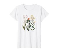 Bouquet de Fleurs Sauvages botaniques Vintage pour Les Amoureux de la Nature T-Shirt Graphique avec Valeur