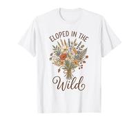 Bouquet de Fleurs Sauvages Eloped in The Wild Wildflower Cottagecore Boho T-Shirt