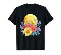 Bouquet de Fleurs Sauvages Pleine Lune T-Shirt