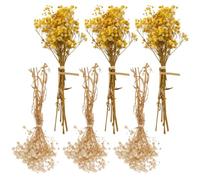 Bouquet de Fleurs Séchées 6 Pièces Gypsophile pour Mariage et Vase | Aspect et Chic, sans Arrosage, pour Créations Floristiques DIY et Centres de Table