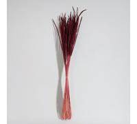 Bouquet de fleurs séchées bordeaux 70x75x7cm Rouge