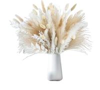 Bouquet De Fleurs Sechees Bouquets de Fleurs Naturelles séchées en Herbe Pampa « Ne m'oubliez Pas » for Salle Bain, Table à Manger, Centre, décorations for la Maison(80pcs-01)