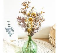 Bouquet de fleurs séchées Chardon Jaune