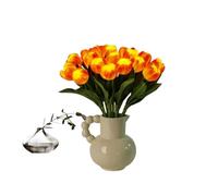 Bouquet de Fleurs séchées Exotiques Bouquet de Tulip Intemporel coloré, 20pcs Fleurs artificielles, adaptées aux Dames Cadeaux de la Cuisine de la Maison de Cuisine décoration de Table de Vacances