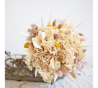 Bouquet de fleurs séchées hortensia