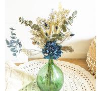 Bouquet de fleurs séchées Hortensia Bleu