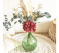 Bouquet de fleurs séchées Hortensia Rose