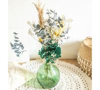 Bouquet de fleurs séchées Hortensia Vert
