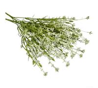 Bouquet de lavande artificielle, 5 fourchettes, fleurs artificielles pour mariage, maison, extérieur, arrangement floral réaliste en plastique, violet, rose, bleu, blanc, vert, 42 x 12 cm (vert)