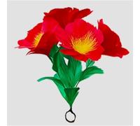 Bouquet de manches pour tours de magie de fête, accessoires de magie, mentalisme, comédie, illusions, jeux professionnels (couleur rouge)