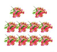 Bouquet de marguerites en soie vive avec 28 têtes, parfait pour la décoration de la maison et les événements spéciaux, option florale hypoallergénique (rose)