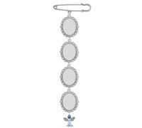 Bouquet De Mariage Boutonnière Photo Charm Pin Pour Bouquet De Mariée Marié Memorial Accessoire Photo Charm Pour Costume Accessoire De Mariée