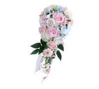 Bouquet de mariée de fleurs artificielles en cascade, proposition, bouquet de mariage, cascade