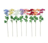 Bouquet de pivoines artificielles à 4 têtes pour décoration de maison et mariage, comprend 8 fleurs artificielles, convient pour une table ou un sol