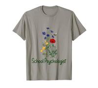Bouquet de Psychologue Scolaire Nature Abeille éducative drôle T-Shirt