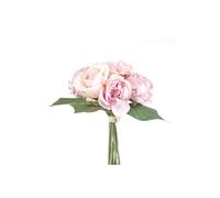 Bouquet De Roses Artificielles Anciennes - H. 30 Cm Rose