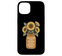 Bouquet de Tournesol chrétien béni par Dieu aimé par Jésus Coque pour iPhone 13