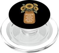 Bouquet de Tournesol chrétien béni par Dieu aimé par Jésus PopSockets PopGrip pour MagSafe