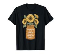 Bouquet de Tournesol chrétien béni par Dieu aimé par Jésus T-Shirt