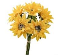Bouquet de tournesols en polyuréthane pour tous les jours, pour une décoration intérieure, pour ajouter une touche de WFor Armth For et Sunshine Indoors (jaune)