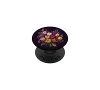Bouquet de Tulipes Papillon Floral Jardin Printemps Nature PopSockets PopGrip Adhésif