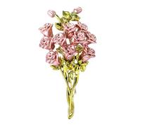 Bouquet délicat de roses en alliage qui offre une élégance pratique pour les femmes à la mode sur les chantiers et les loisirs