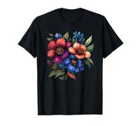 Bouquet d'harmonie Florale aux Couleurs Vives Bloom T-Shirt