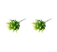 Bouquet d'herbe persane réaliste en soie 32 cm (jaune)
