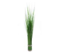 Bouquet d'herbes décoratives artificielles - Vert - Hauteur : 60 cm - Herbe debout artificielle - Plante d'intérieur - Herbes décoratives