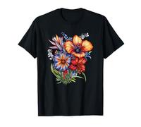 Bouquet d'hibiscus Tropical et de Fleurs Sauvages T-Shirt