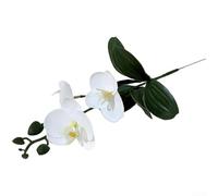 Bouquet d'orchidée phalaenopsis artificielle imprimée en 3D avec 3 têtes réalistes pour mariage, hôtel, couloir, décoration d'intérieur, arrangements multicouleurs