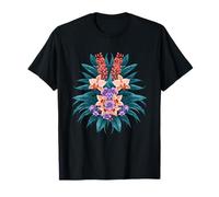 Bouquet d'orchidées botaniques Exotiques Jungle Flora T-Shirt