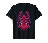 Bouquet d'orchidées Exotiques avec Motif Floral symétrique T-Shirt