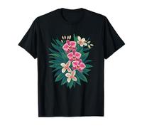 Bouquet d'orchidées Roses et Blanches Tropicales botaniques T-Shirt