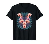 Bouquet d'orchidées symétrie botanique Tropicale T-Shirt
