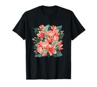 Bouquet d'orchidées Tropicales Corail Fleurs Exotiques T-Shirt