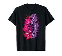 Bouquet d'orchidées Tropicales Violettes et Roses vibrantes T-Shirt