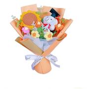 Bouquet d'ours de remise de diplôme 2026, bouquet de fleurs au crochet fait à la main, cadeau pour l'obtention d'un diplôme pour lui/elle, bouquets d'ours heureux de 2026, souvenir de remise de