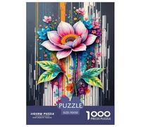 Bouquet Fleur Puzzle 1000 Pièces Cadeau Unique intéressant Jeu Éduchatif Challenge Toy À De Qualité Supérieure Peinture Art pour Adultes Enfants 70x50cm/1000pcs