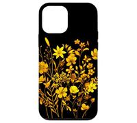 Bouquet Fleurs Sauvages Jaunes Botanique Vintage Coque pour iPhone 12 Mini