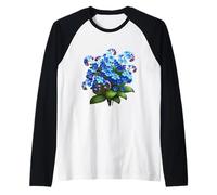 Bouquet Floral Myosotis Bleu délicat Formes Mania Manche Raglan