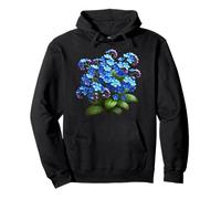 Bouquet Floral Myosotis Bleu délicat Formes Mania Sweat à Capuche