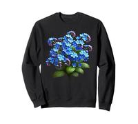 Bouquet Floral Myosotis Bleu délicat Formes Mania Sweatshirt