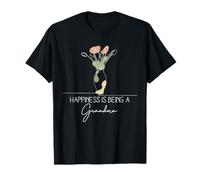 Bouquet Floral Vintage Happiness is Being Grandma T-Shirt