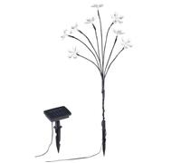 Bouquet lumineux solaire à 8 fleurs multicolores - LUNARTEC - Contemporain - Energie solaire - LED - Clignotant