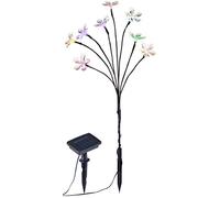 Bouquet lumineux solaire avec 8 fleurs multicolores [Lunartec]